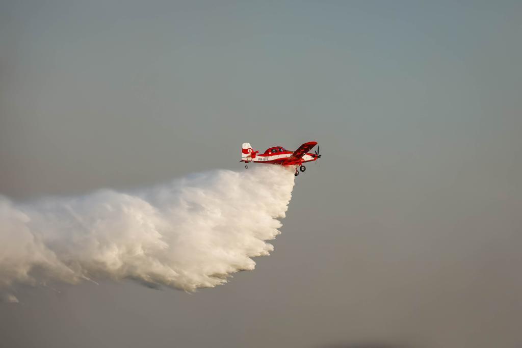 Corpo de Bombeiros combate 12 incêndios florestais nesta quinta-feira (23)