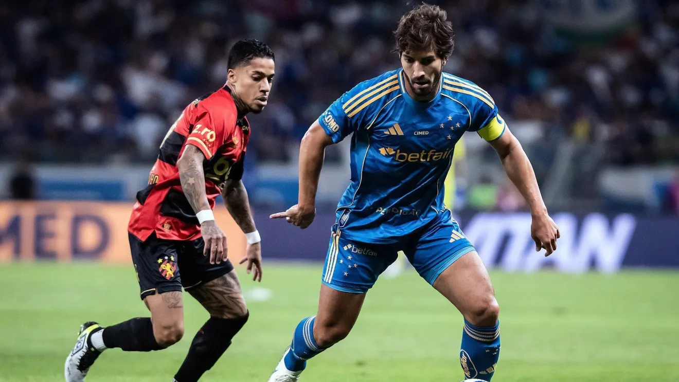  Cruzeiro sai atrás, mas busca empate contra o Sport pelo Brasileirão
