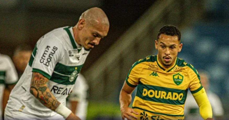  Cuiabá vence o líder Coritiba e se aproxima do G4 da Série B