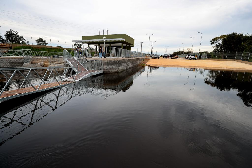  Governo de MT conclui construção de píer no Rio Mutum em Barão de Melgaço
