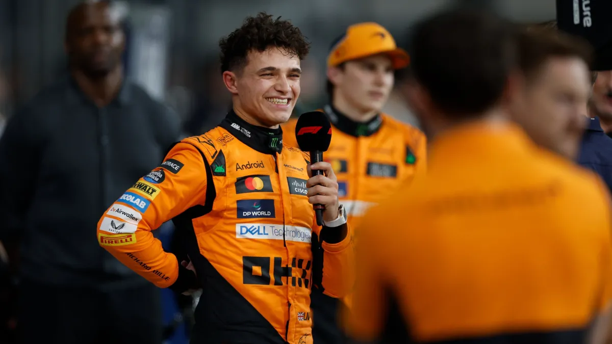 Lando Norris conquista pole da sprint no GP de São Paulo; Bortoleto é 14º