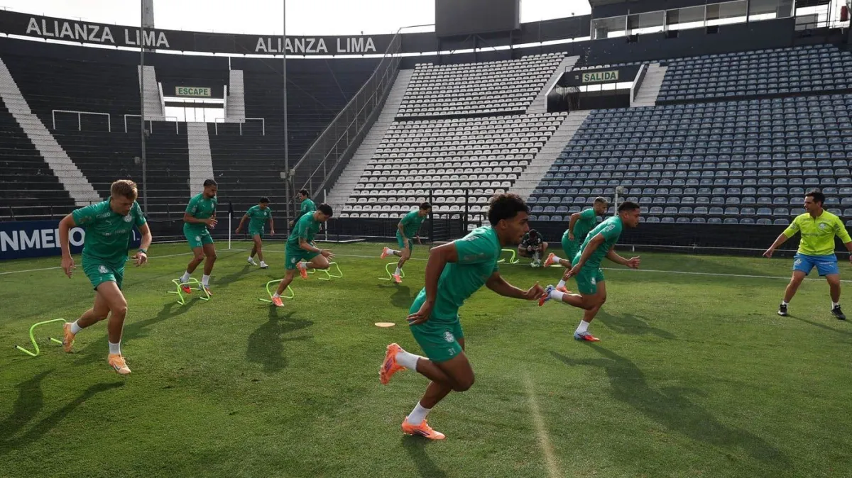  Libertadores: Palmeiras faz 1º treino em Lima para final contra Flamengo