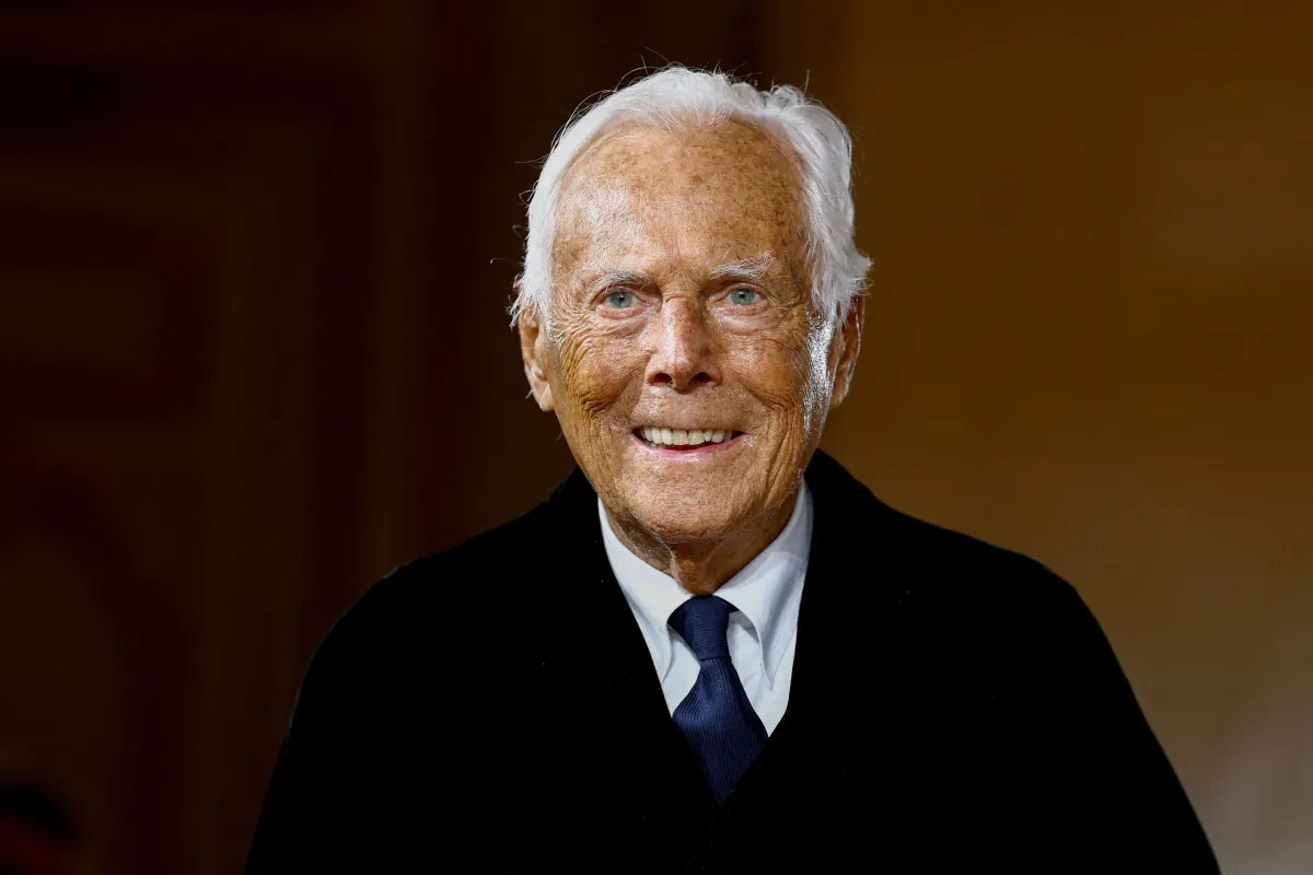 Morre estilista Giorgio Armani, aos 91 anos