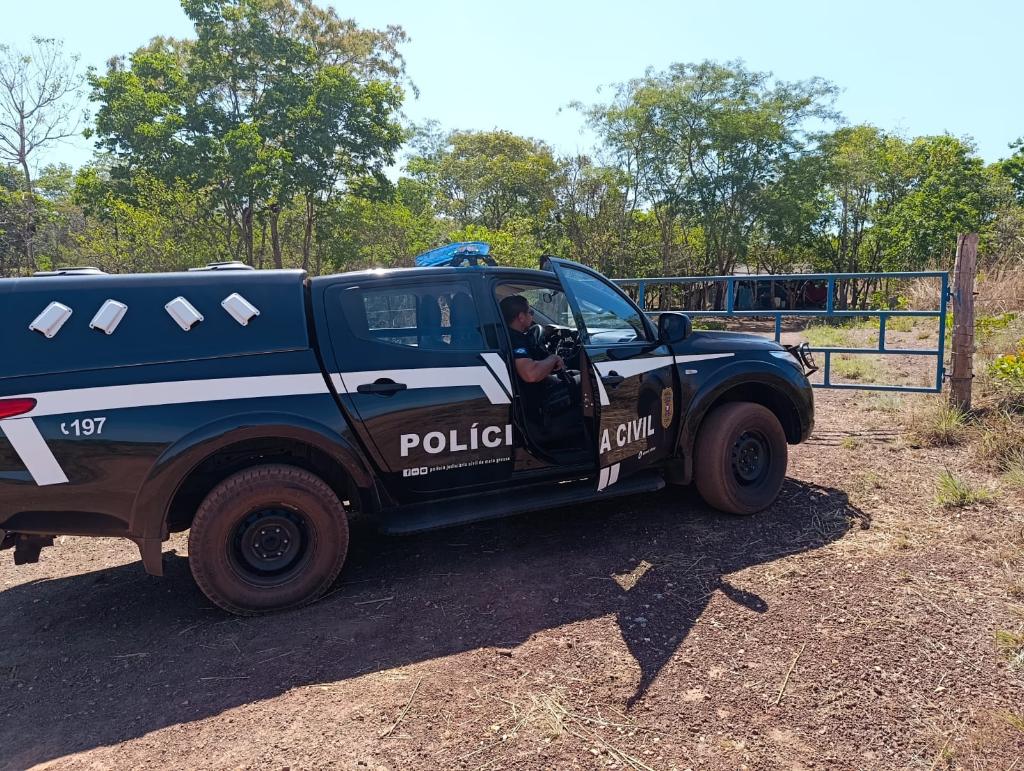 Polícia Civil resgata mulher e filhos vítimas de violência doméstica e cárcere privado em Água Boa