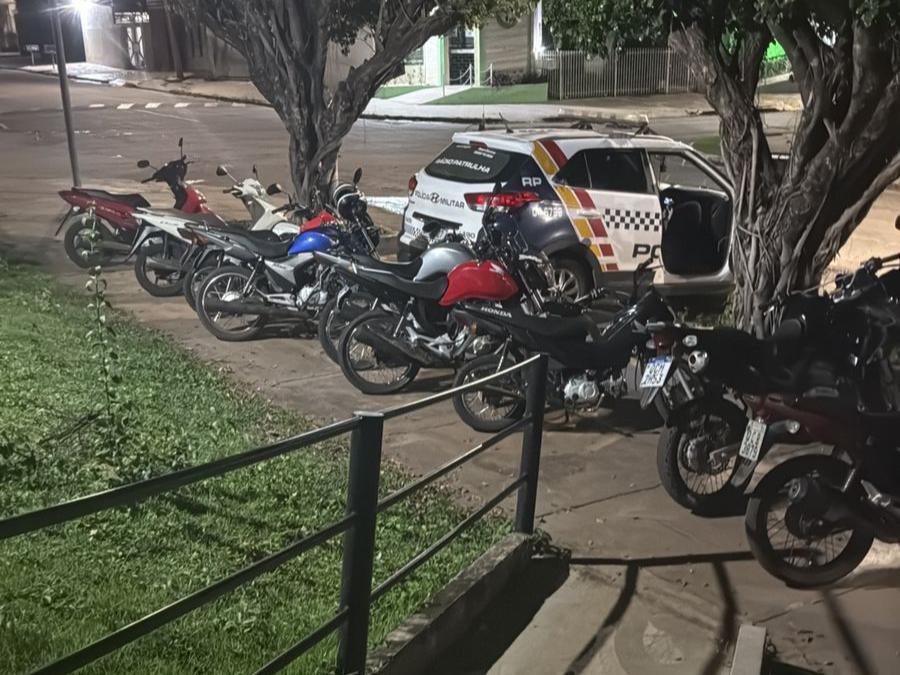 Polícia Militar apreende 12 motos e registra 121 infrações durante “rolezinho” em Jaciara