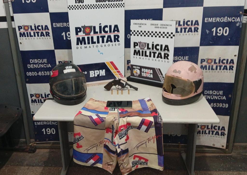  Polícia Militar prende três faccionados em flagrante suspeitos por homicídio de homem em Cáceres